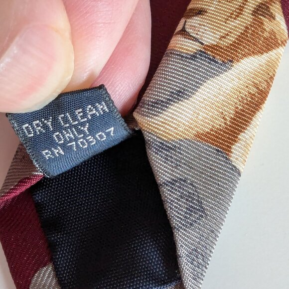 Vintage Land Rover Silk Tie - Made in USA - Picture 7 of 8